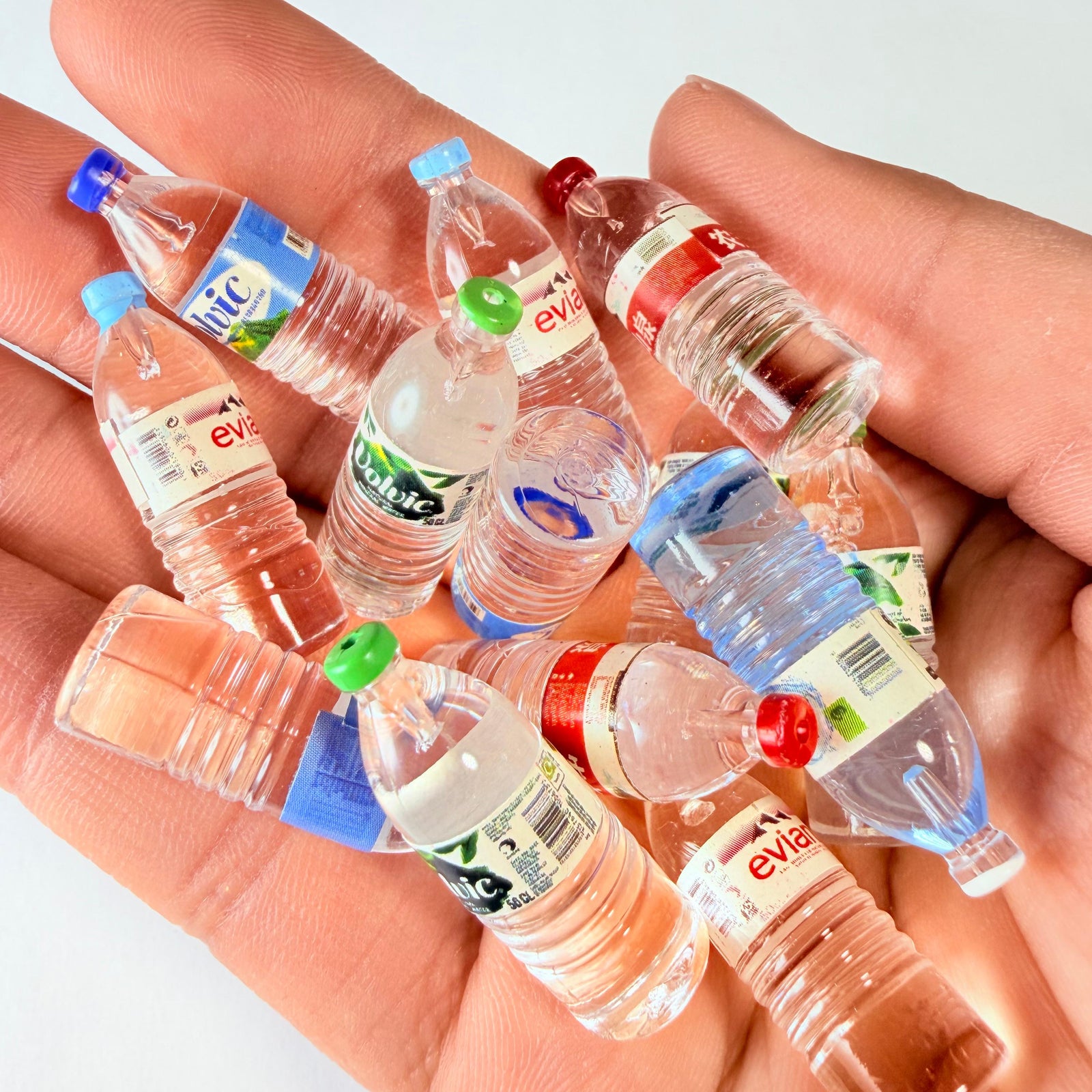 Mixed Mini Water Bottles Charms for DIY Crafts