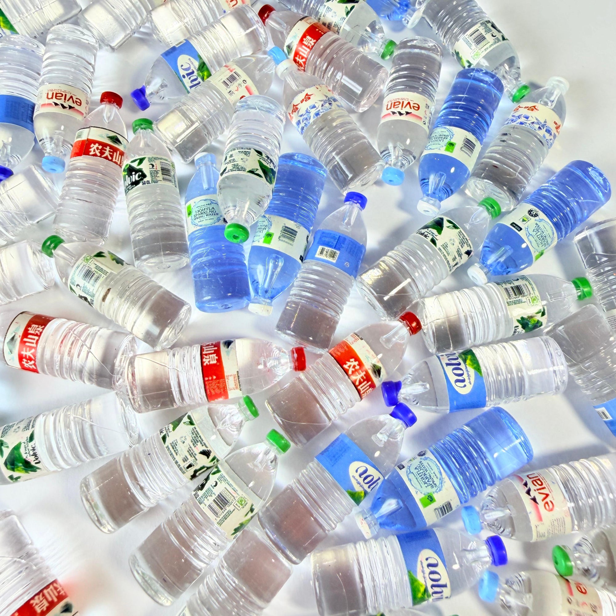 Mixed Mini Water Bottles Charms for DIY Crafts