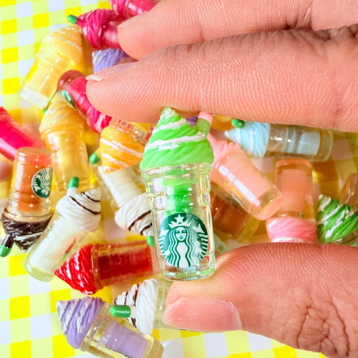 Mixed Frappuccino Drink Charms for DIY Crafts