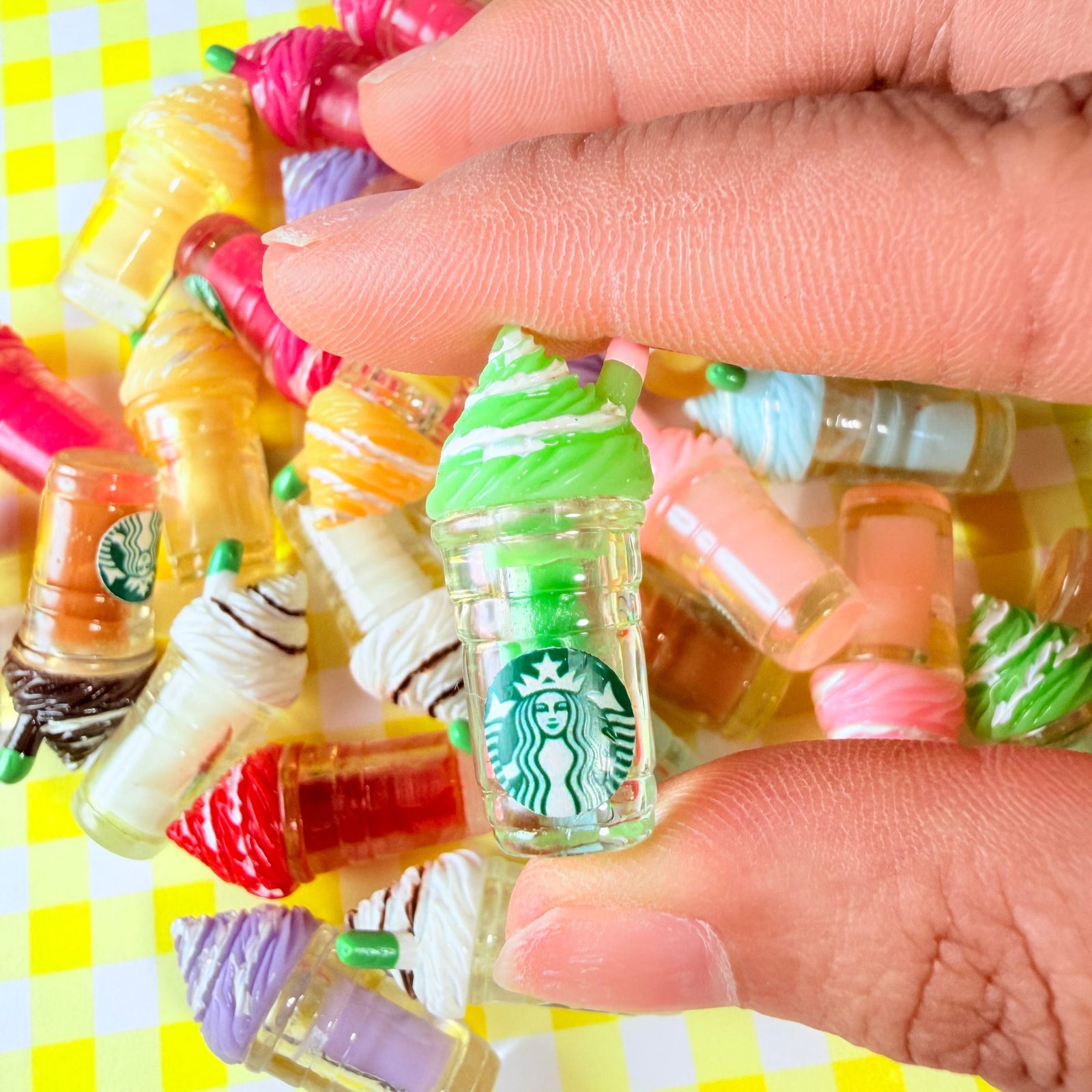 Mixed Frappuccino Drink Charms for DIY Crafts