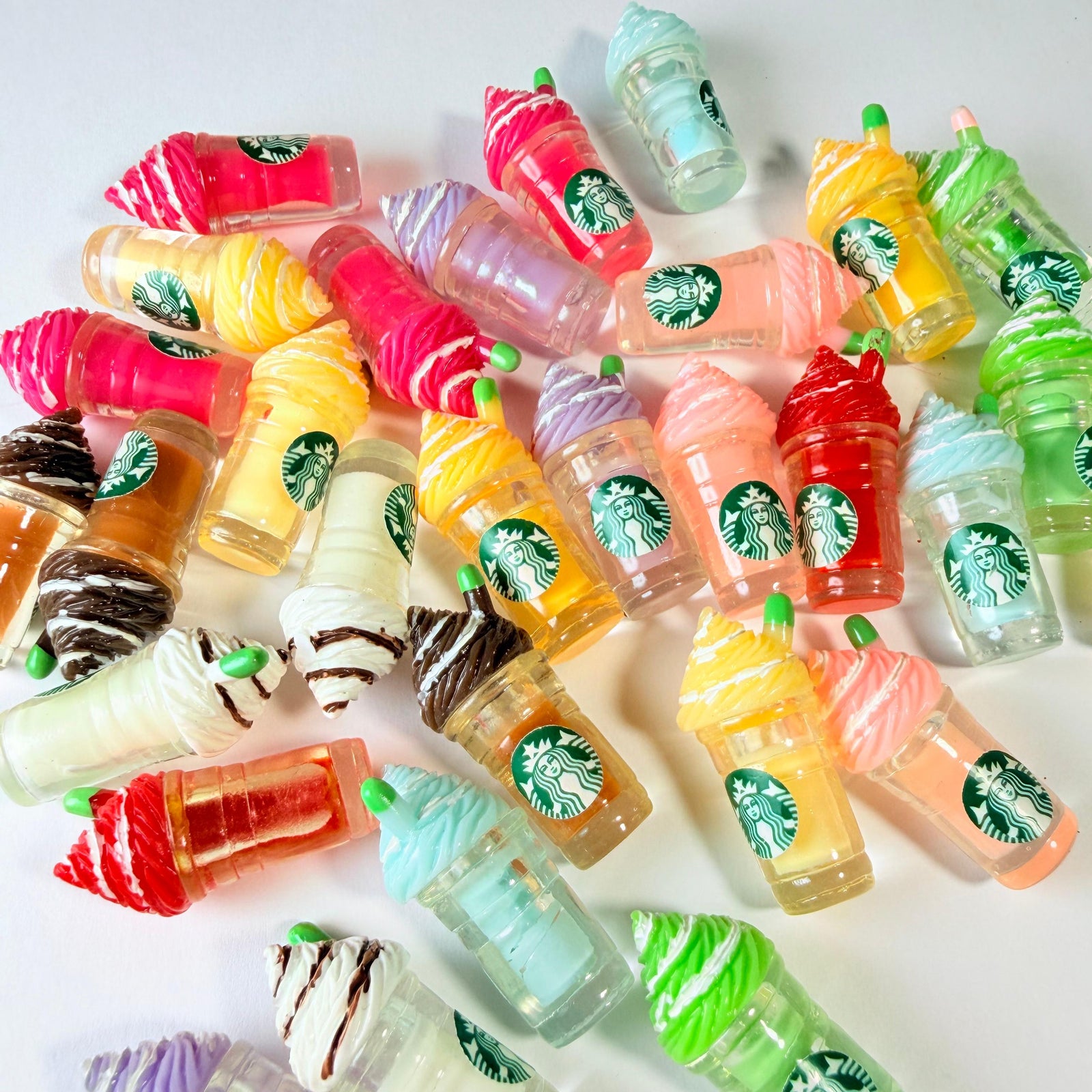 Mixed Frappuccino Drink Charms for DIY Crafts