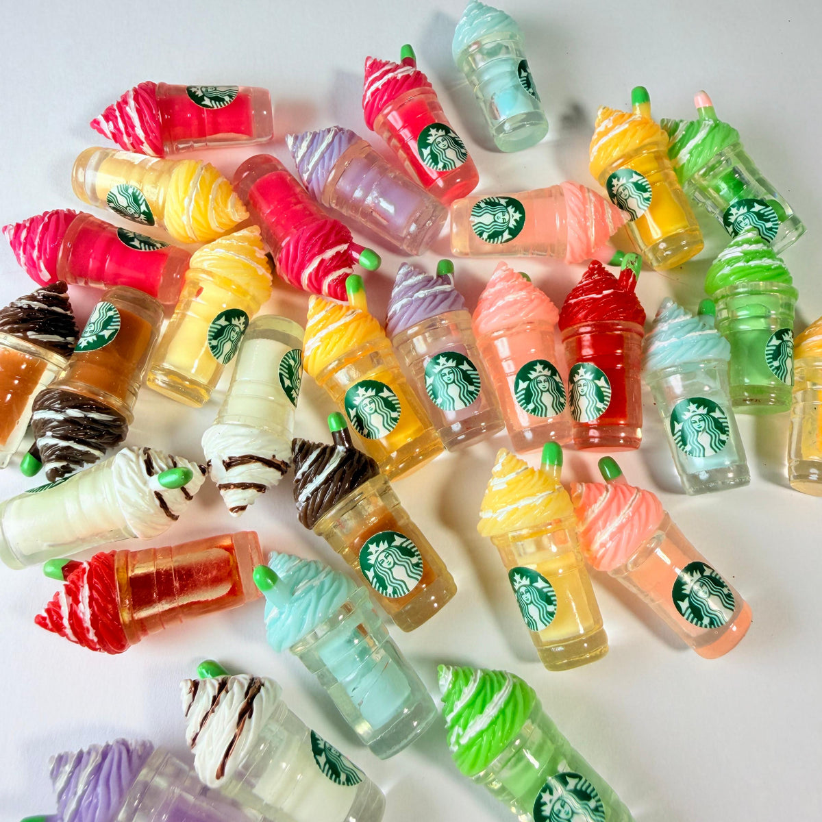 Mixed Frappuccino Drink Charms for DIY Crafts