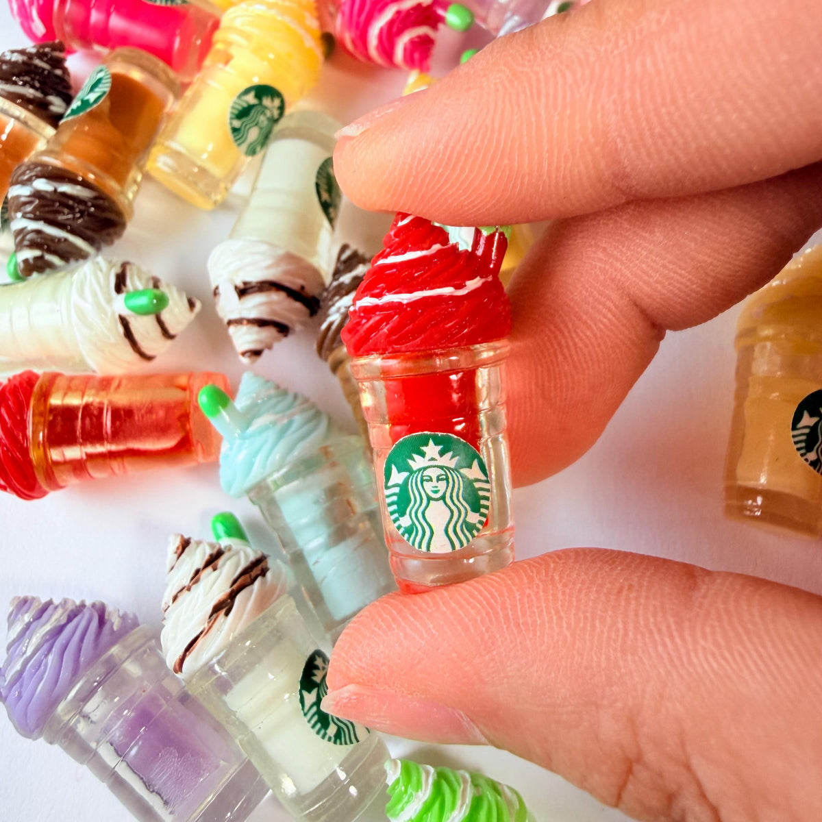 Mixed Frappuccino Drink Charms for DIY Crafts
