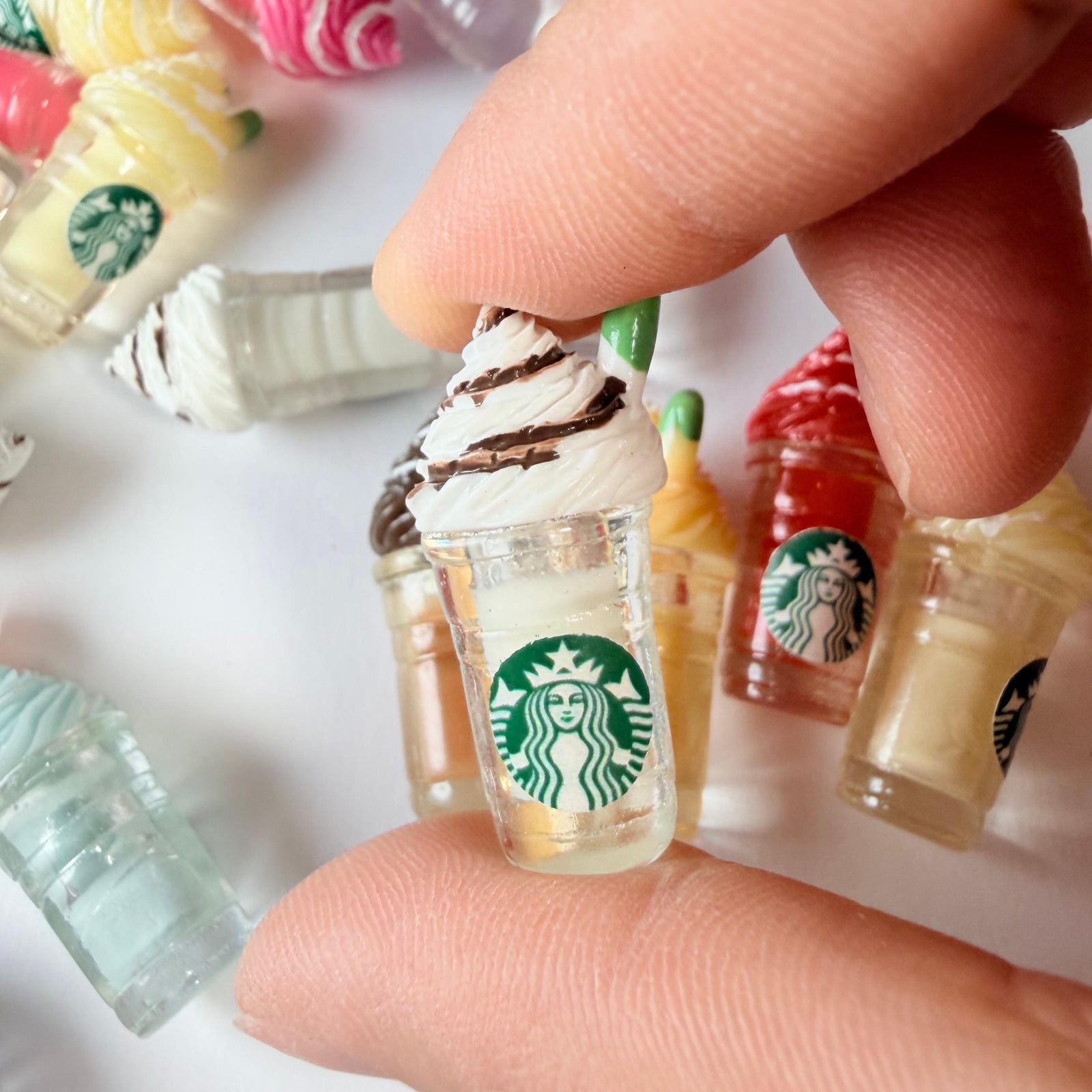 Mixed Frappuccino Drink Charms for DIY Crafts