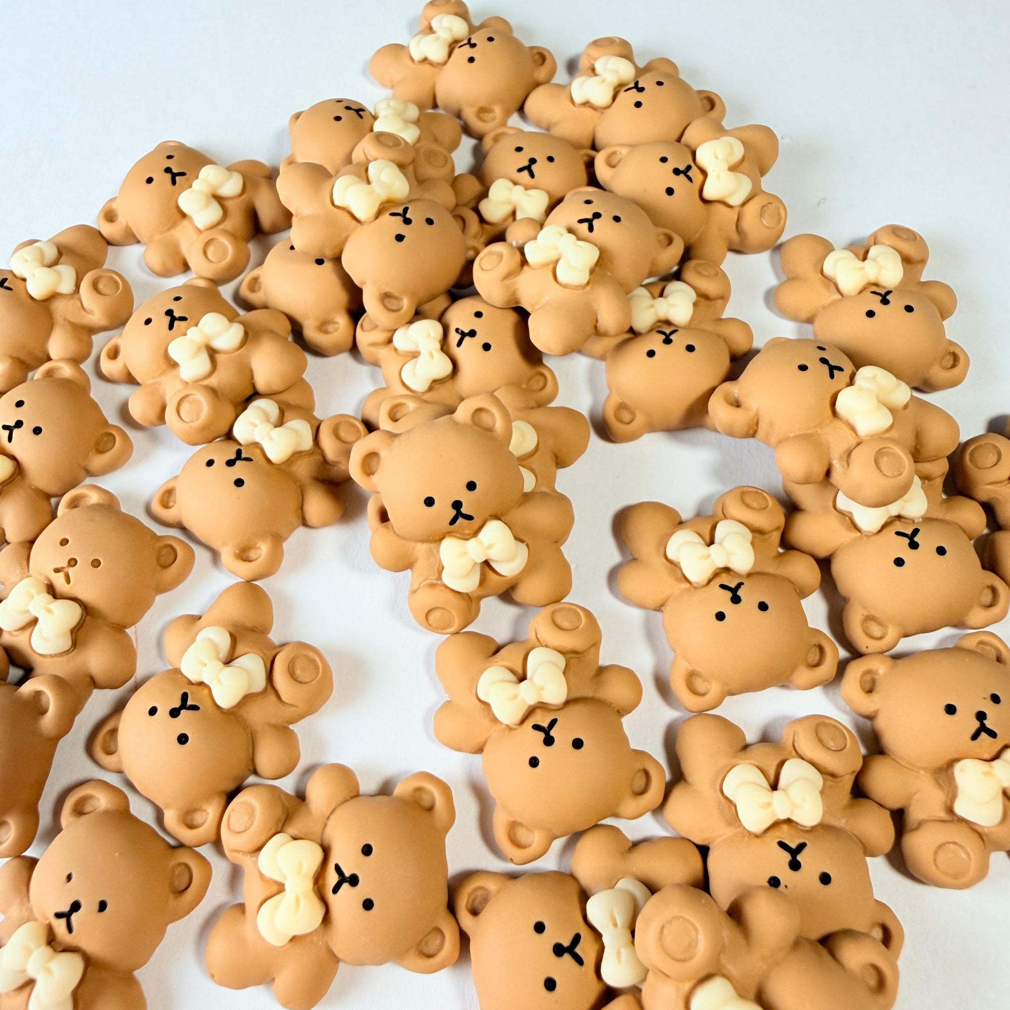 Bowknot Bear Charms for DIY Crafts