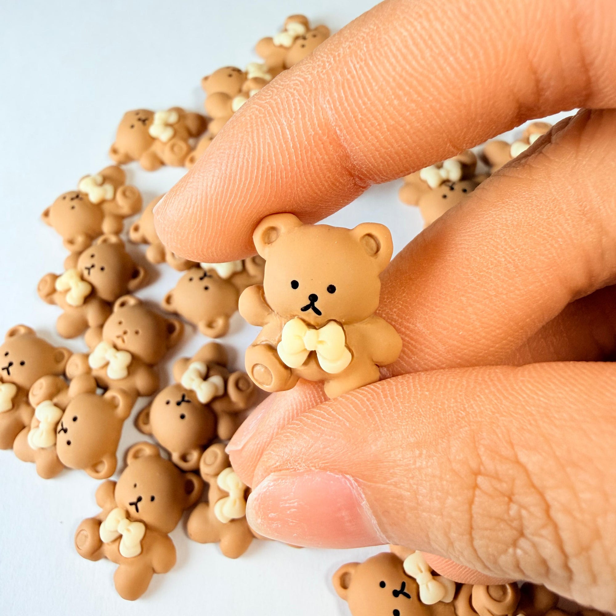 Bowknot Bear Charms for DIY Crafts