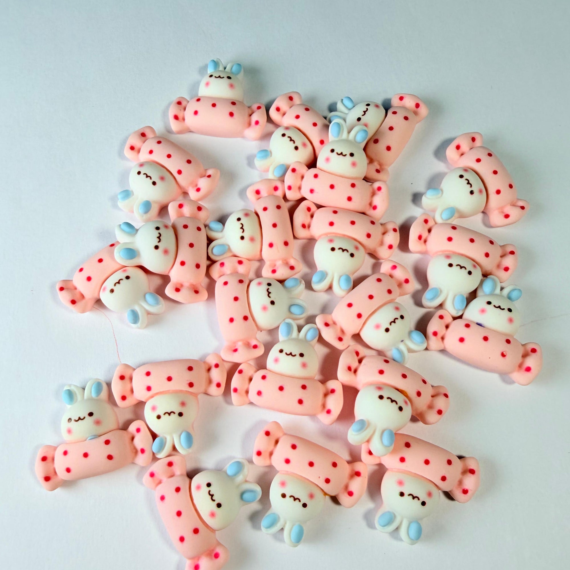 Candy Bunny Charms for DIY Crafts