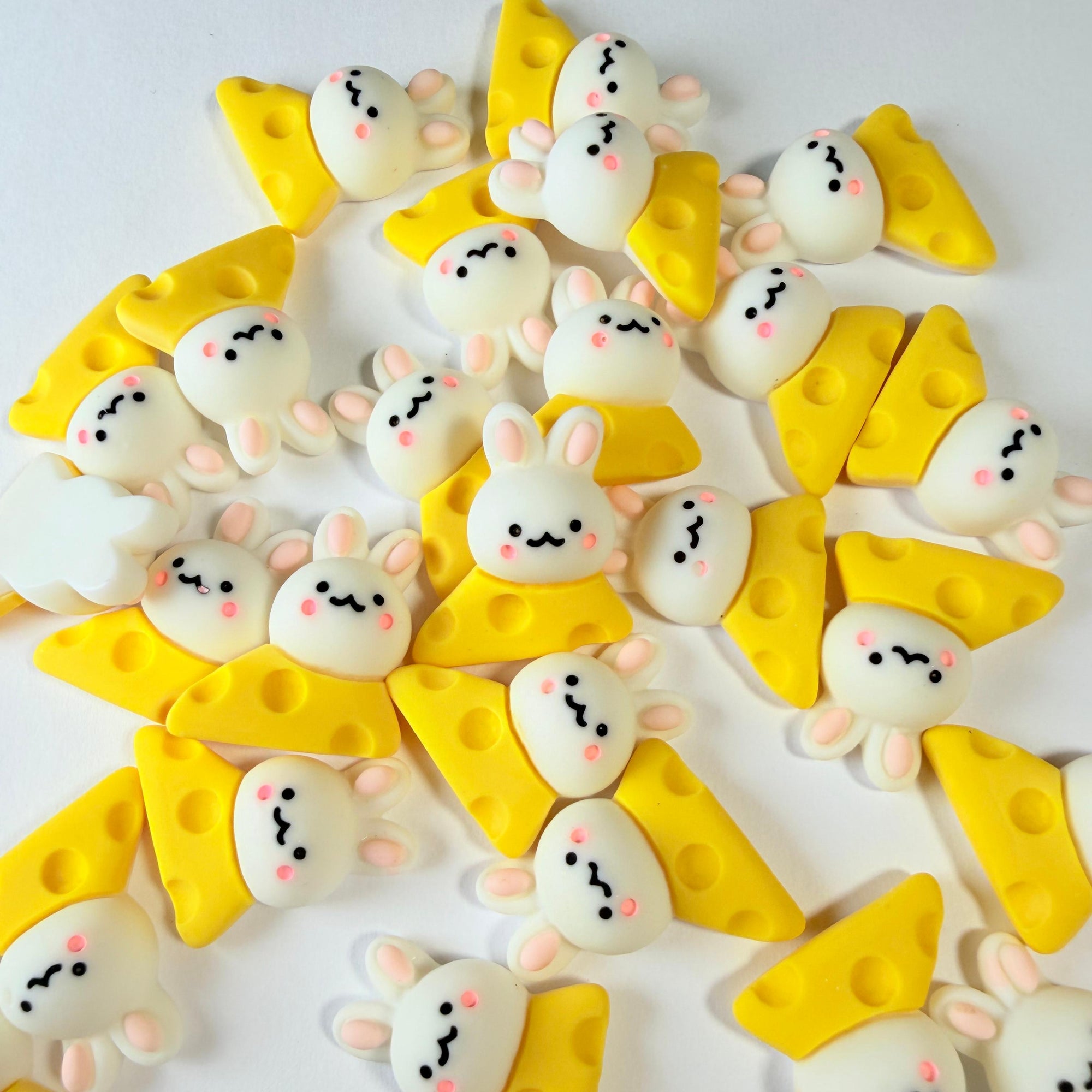Cheese Bunny Charms for DIY Crafts