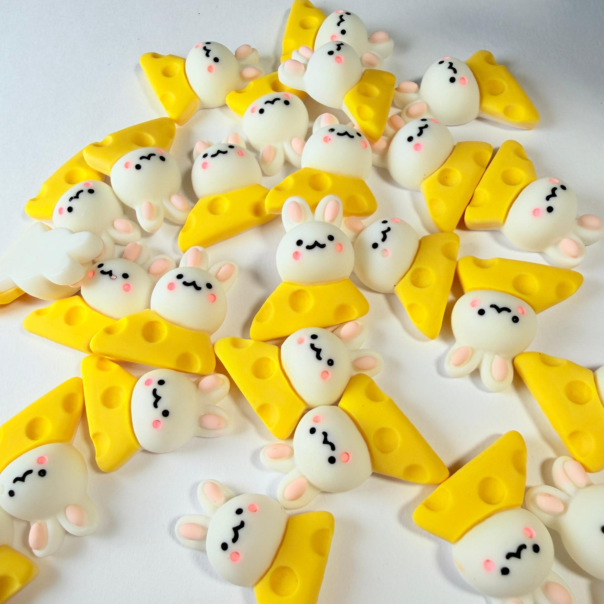 Cheese Bunny Charms for DIY Crafts