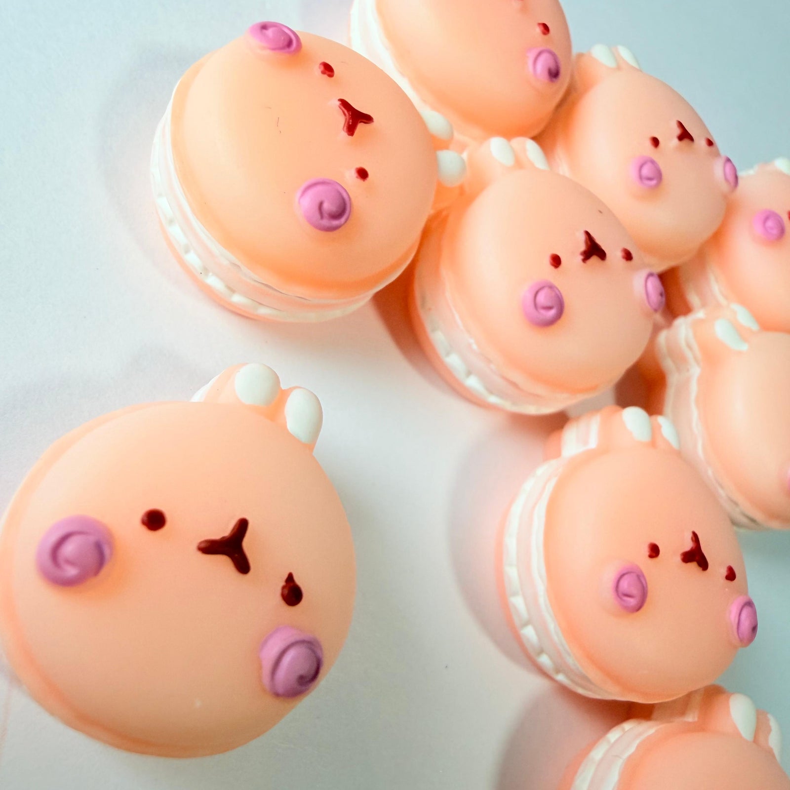 Bunny Macaron Charms for DIY Crafts