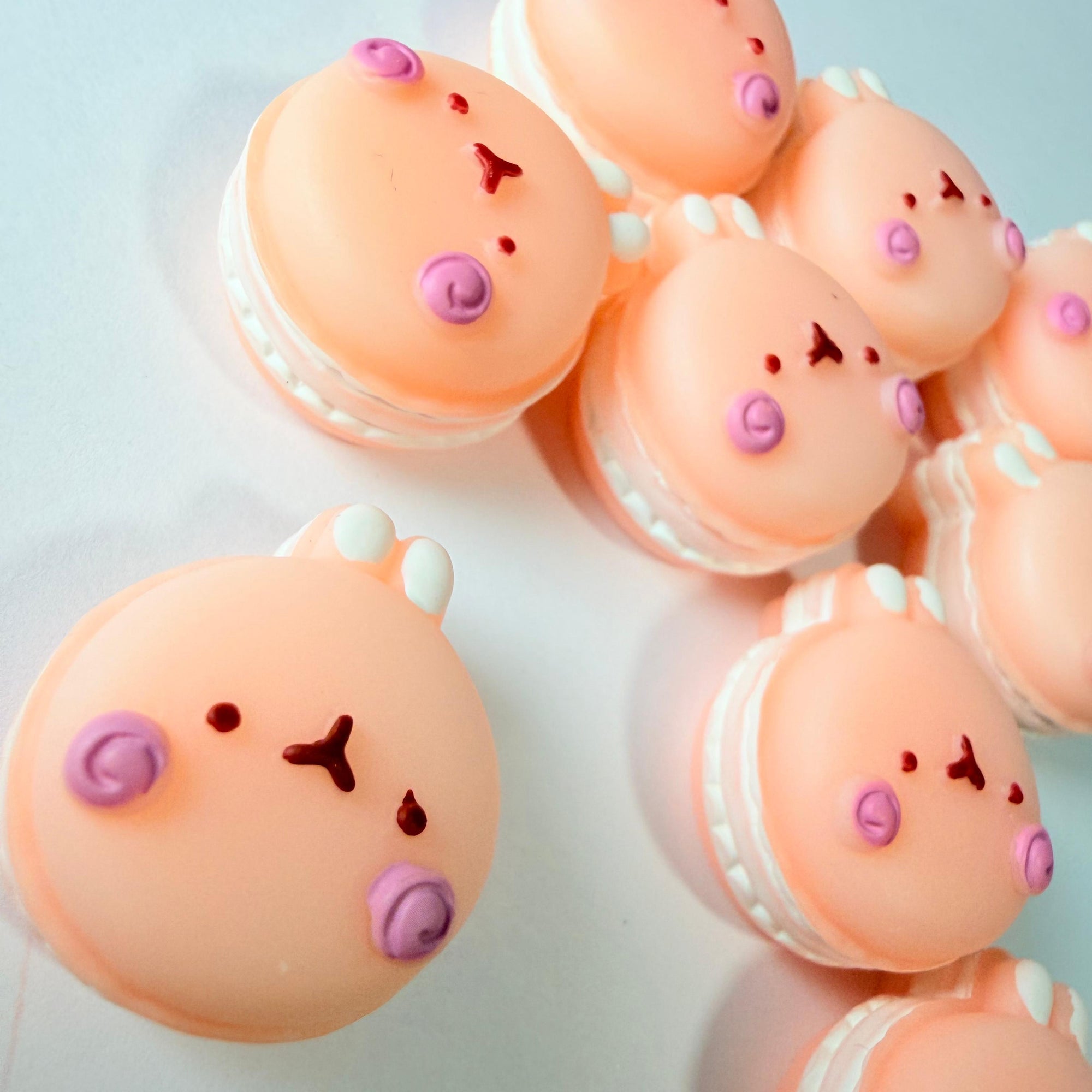 Bunny Macaron Charms for DIY Crafts