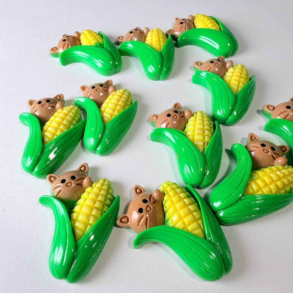 Corn Cat Charms for DIY Crafts