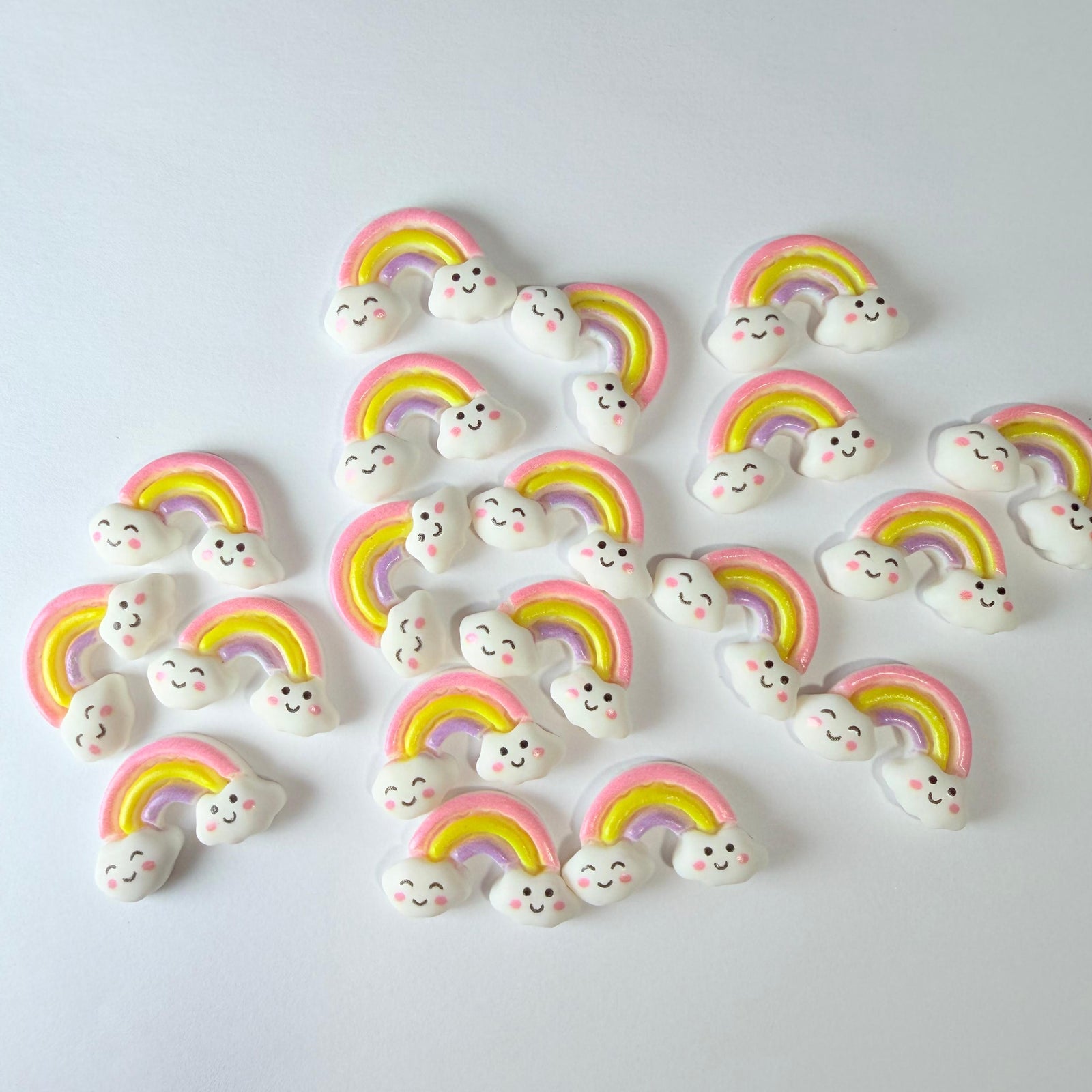 Smiley Rainbow Charms for DIY Crafts