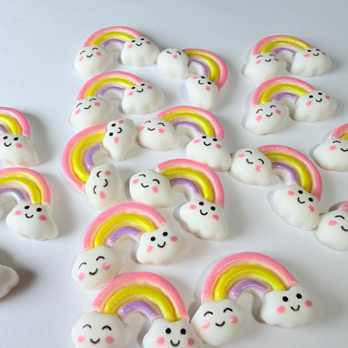 Smiley Rainbow Charms for DIY Crafts