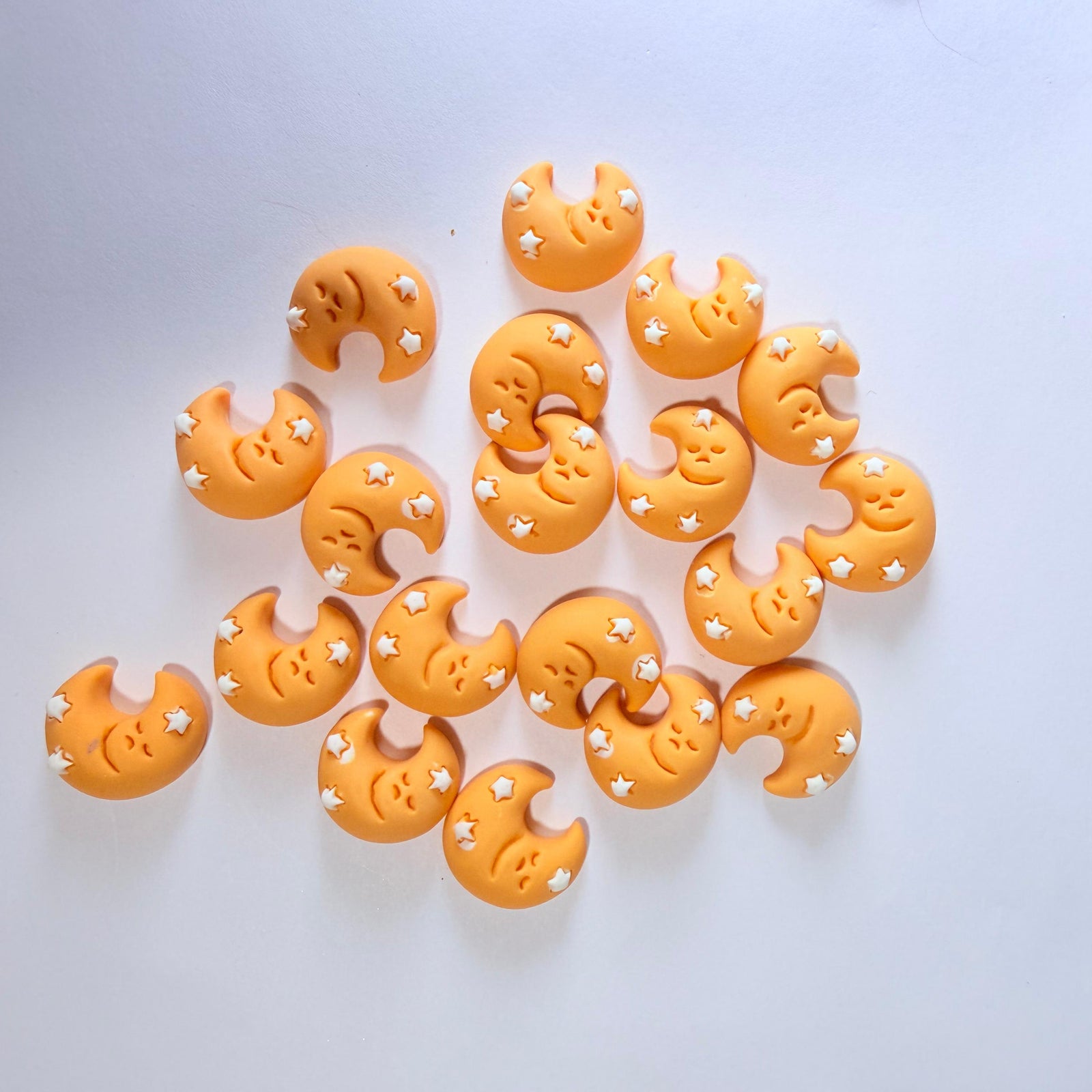 Sleeping Moon Charms for DIY Crafts