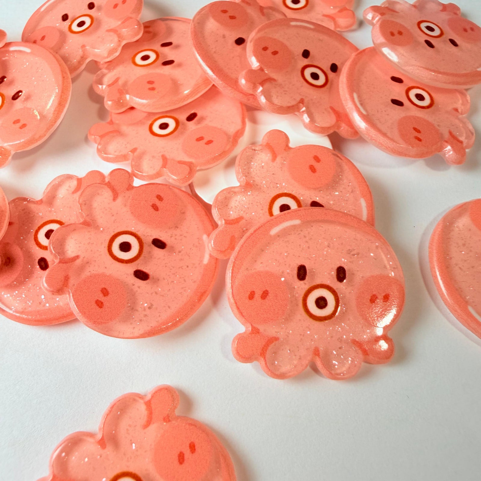 Flat Octopus Charms for DIY Crafts