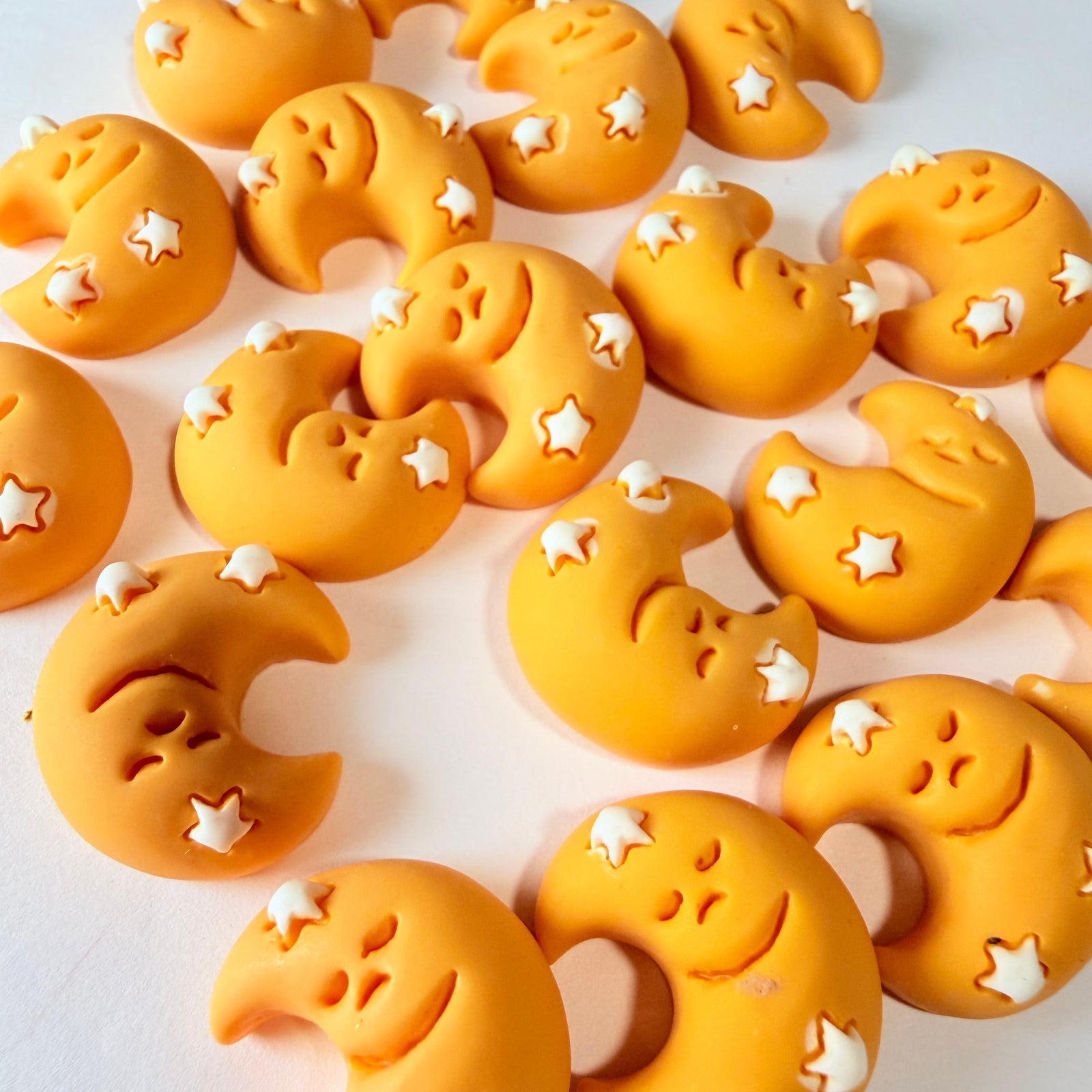 Sleeping Moon Charms for DIY Crafts