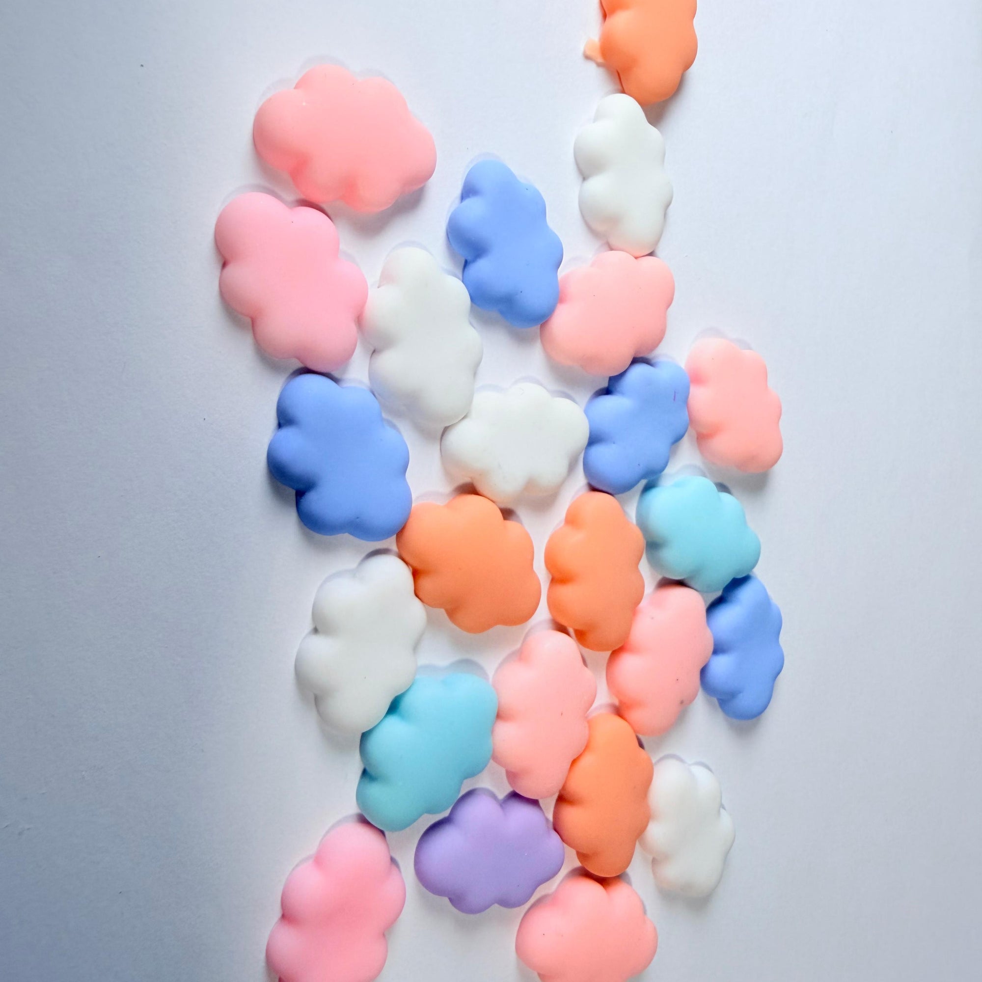 Flat Cloud Charms for DIY Crafts