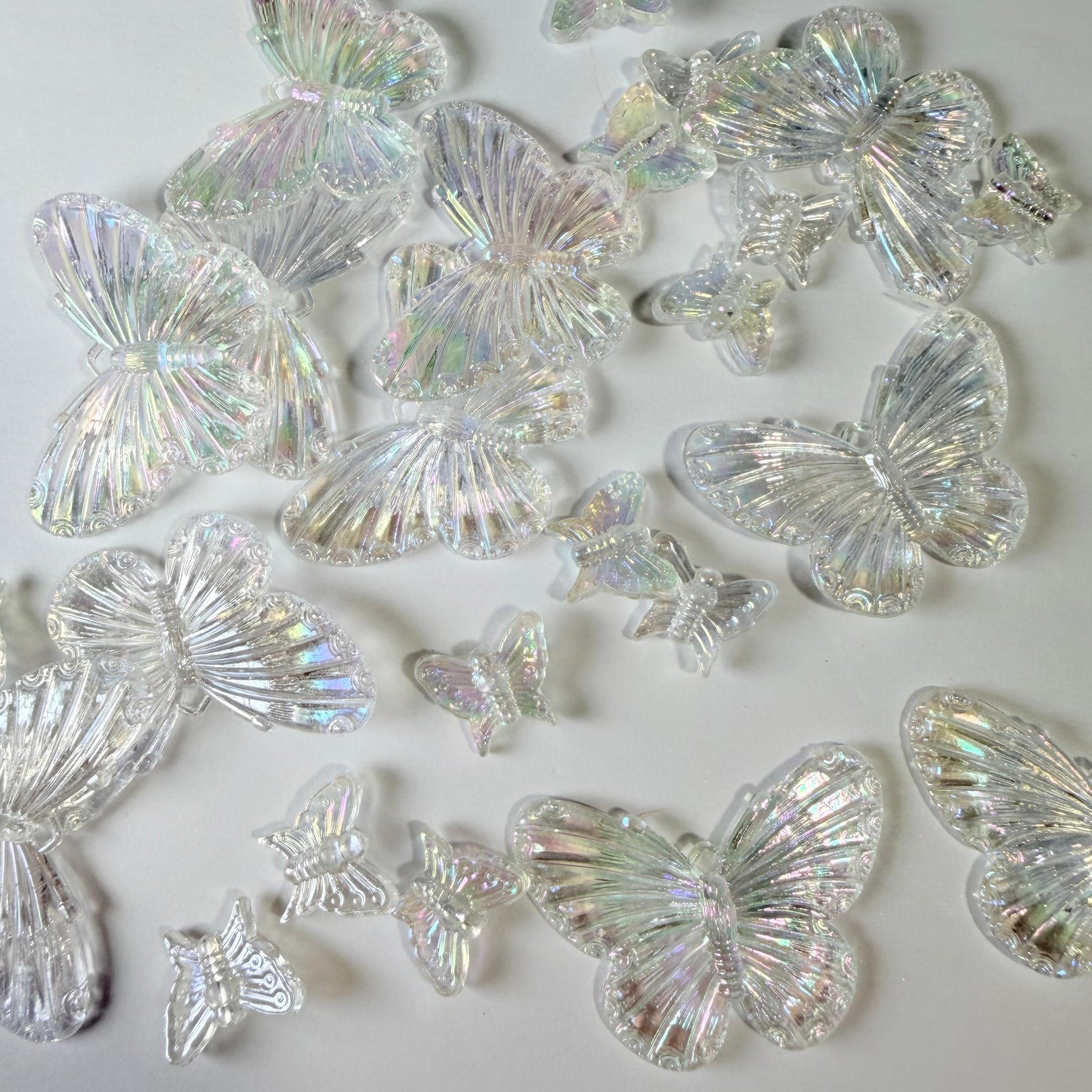 Transparent Butterfly Charms for DIY Crafts