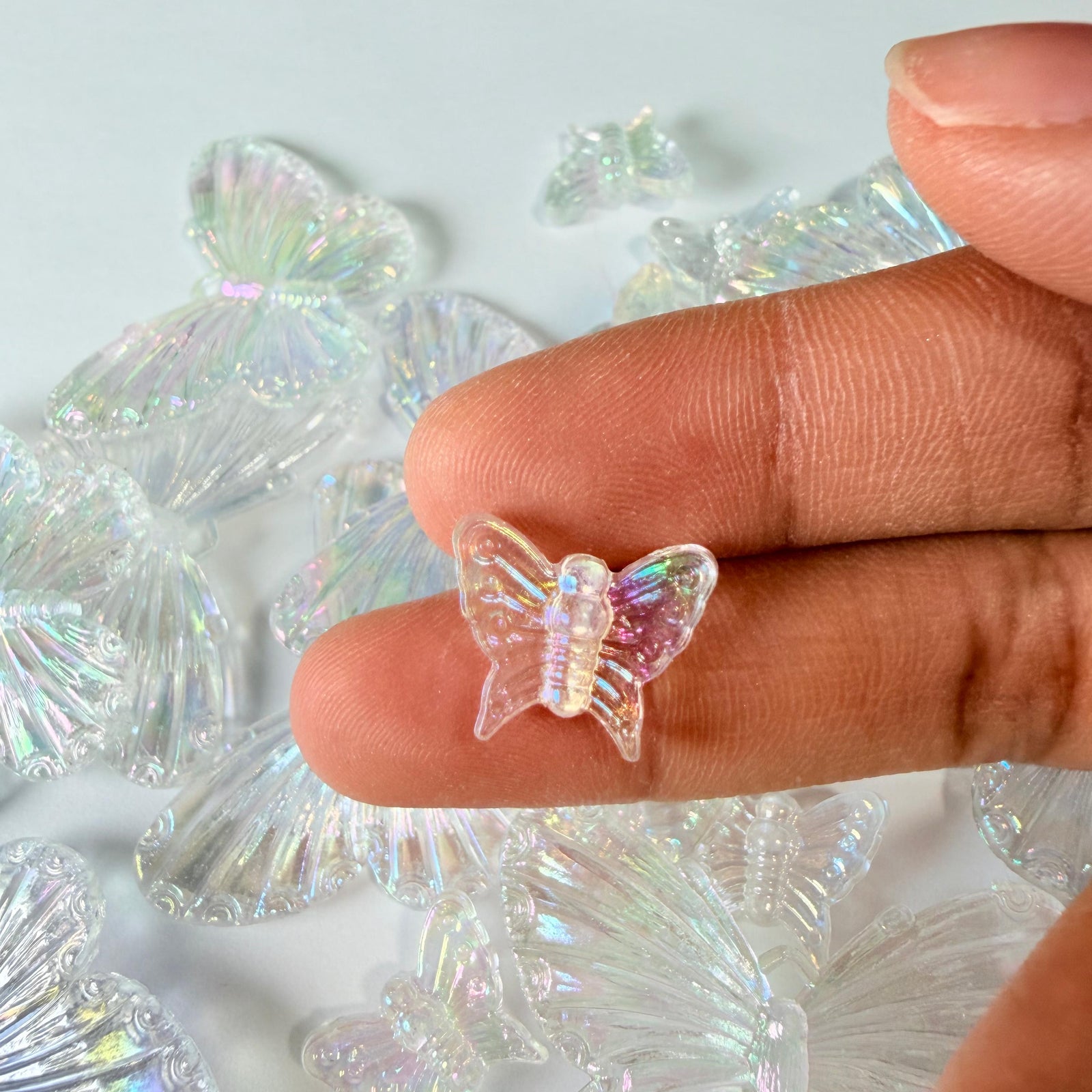 Transparent Butterfly Charms for DIY Crafts