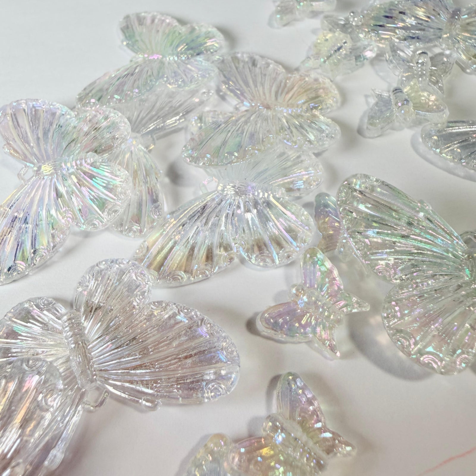 Transparent Butterfly Charms for DIY Crafts