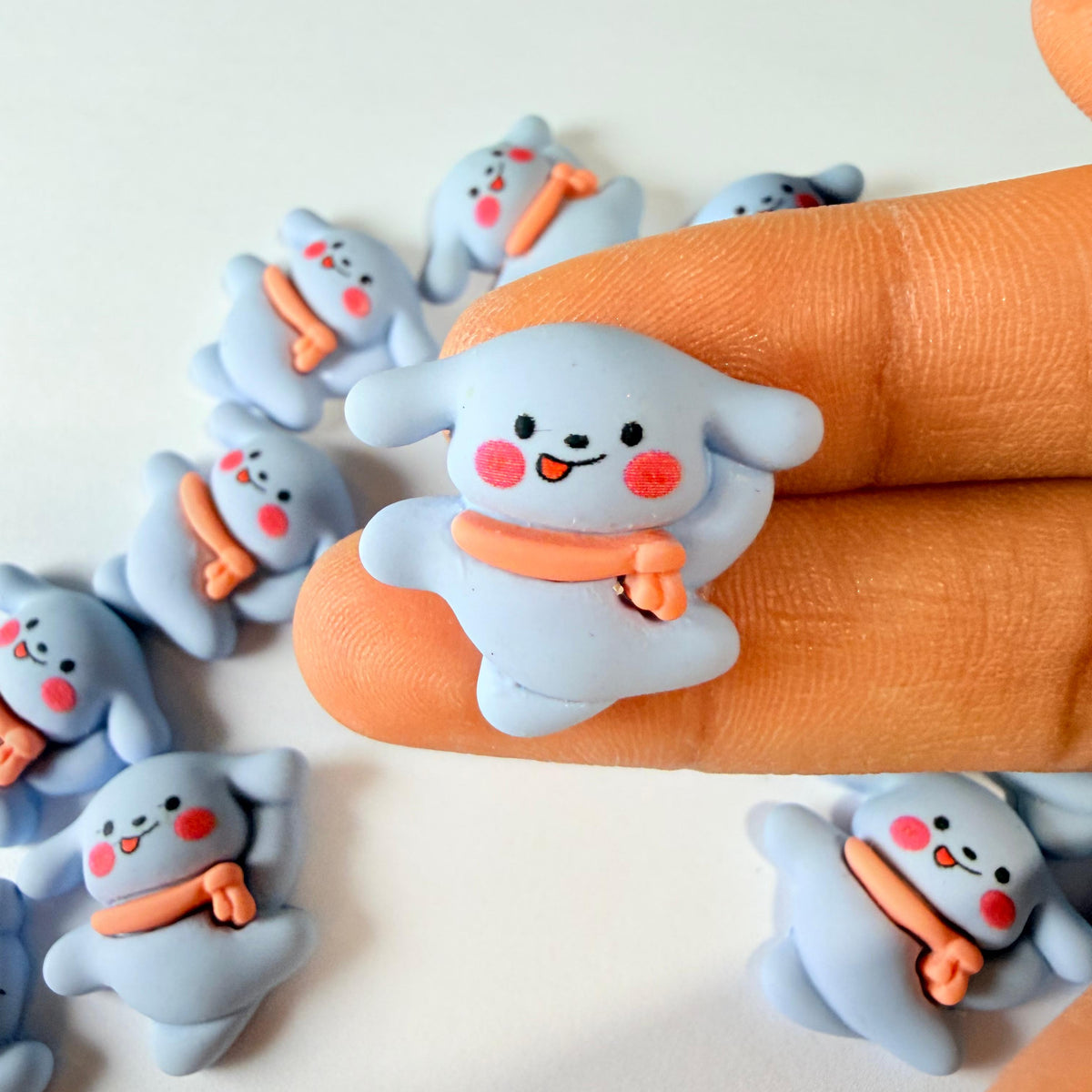 Blue Puppy Charms for DIY Crafts