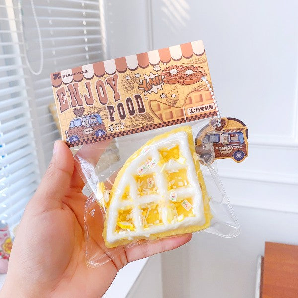 triangle waffle squishy