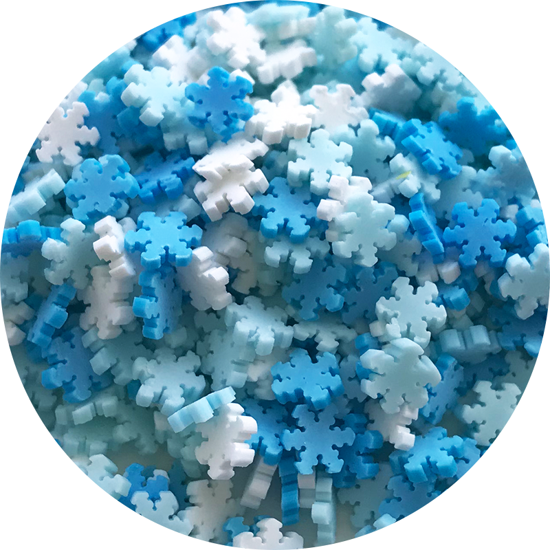 Snow Fimo Slices Mix