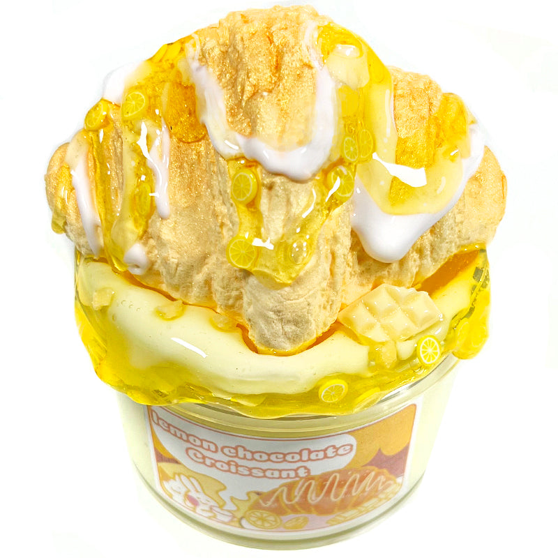 Lemon chocolate croissant