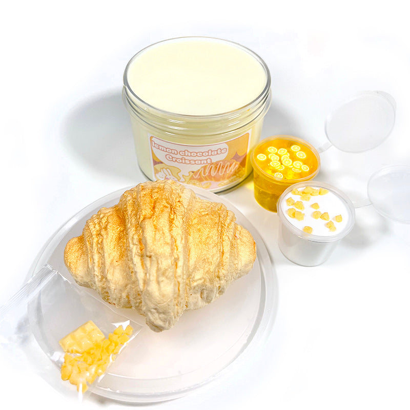 Lemon chocolate croissant