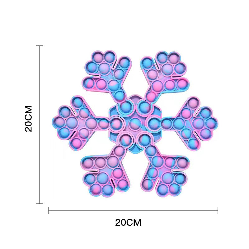 Jigsaw Snowflake popper puzzle fidget